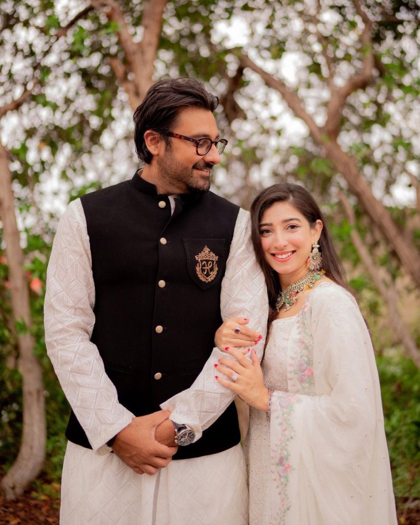Mariyam Nafees Twining in White in Eid Pictures 4 Mariyam Nafees Twining in White in Eid Pictures