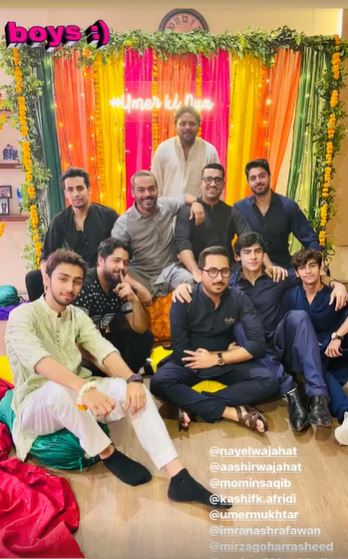 Producer Umer Mukhtar Wedding Festivities begins with Dholki Night