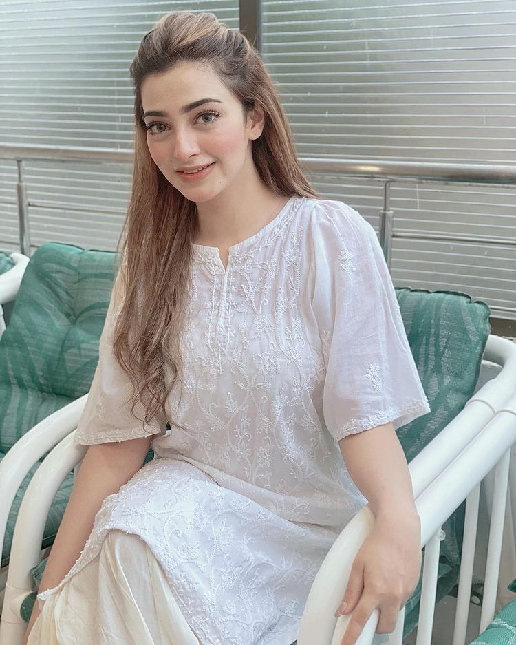 Nawal Saeed Adorable Pictures in white