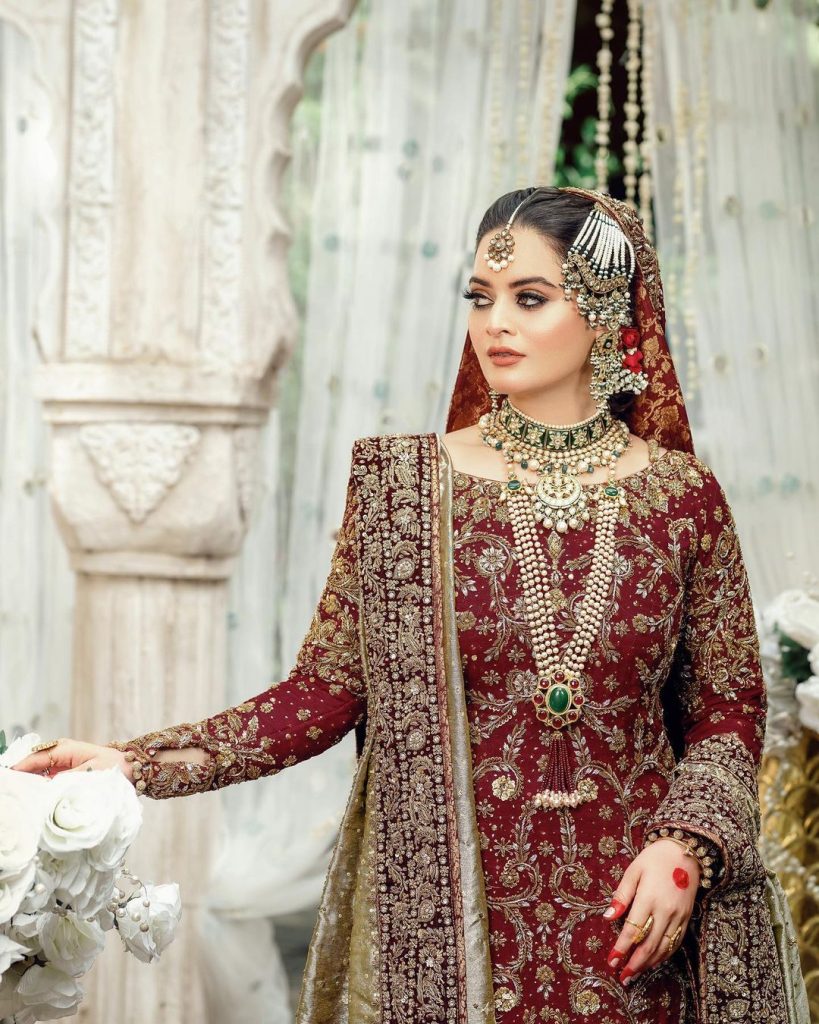 Minal Khan increases Temperature in recent Bridal Shoot