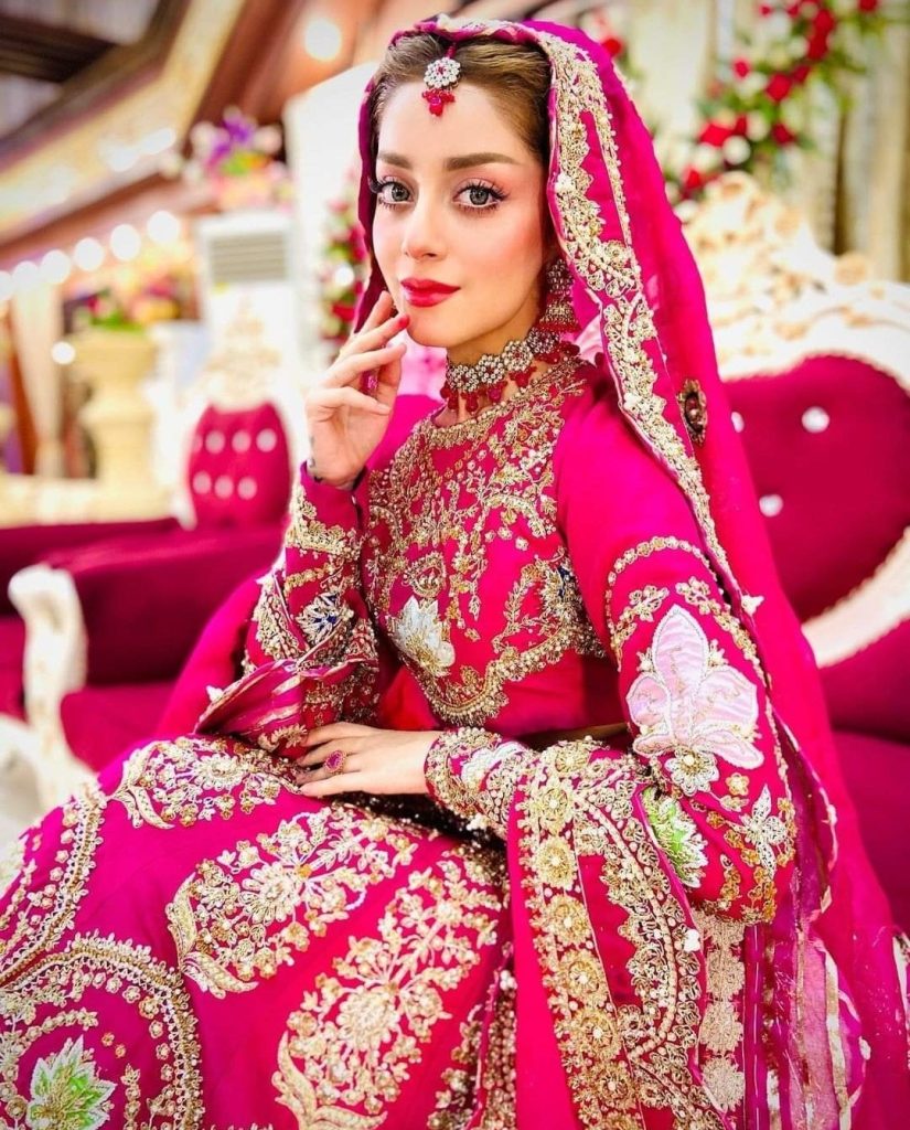 Fans Disapprove Alizeh Shah Pink Bridal Looks