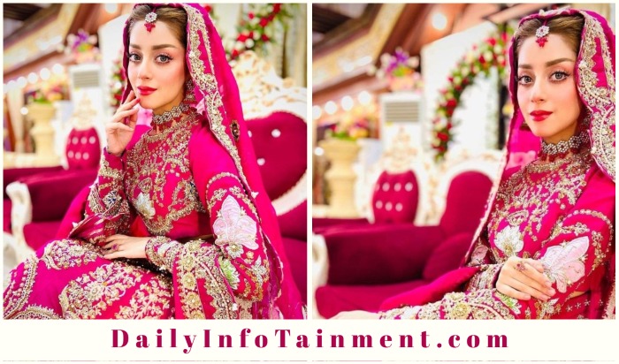 Alizeh Shah Pink Bridal Looks