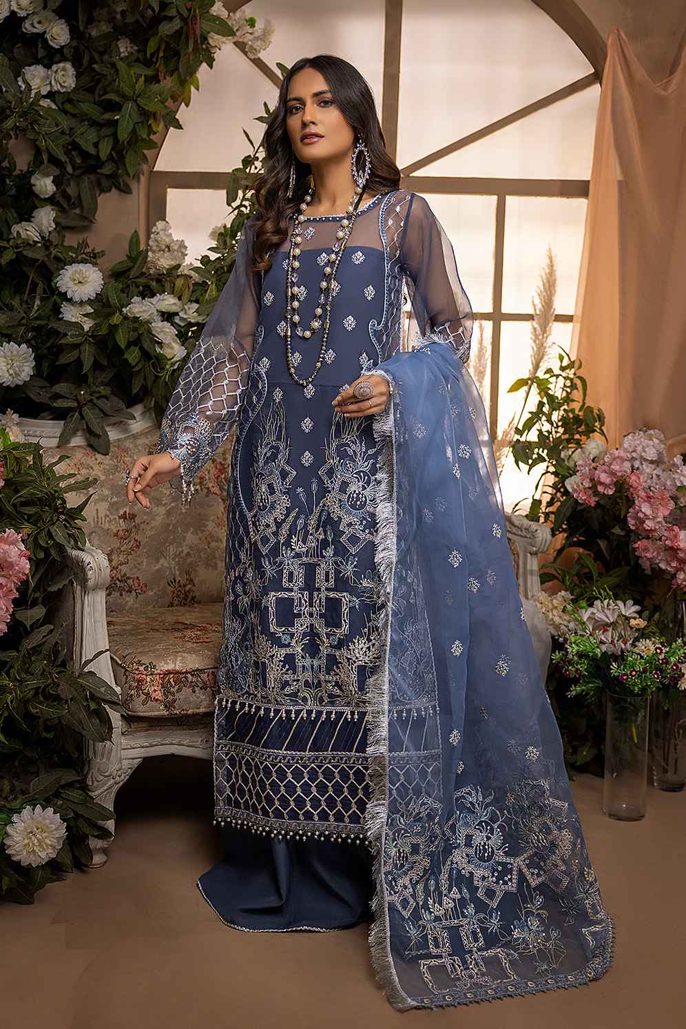 Nikhar Unstitched Luxury Formals by Awwal 2022