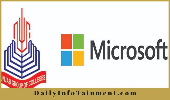 Punjab Group of Colleges Partnered with Microsoft to provide Work-related technical training to 25,000 Students and Educators
