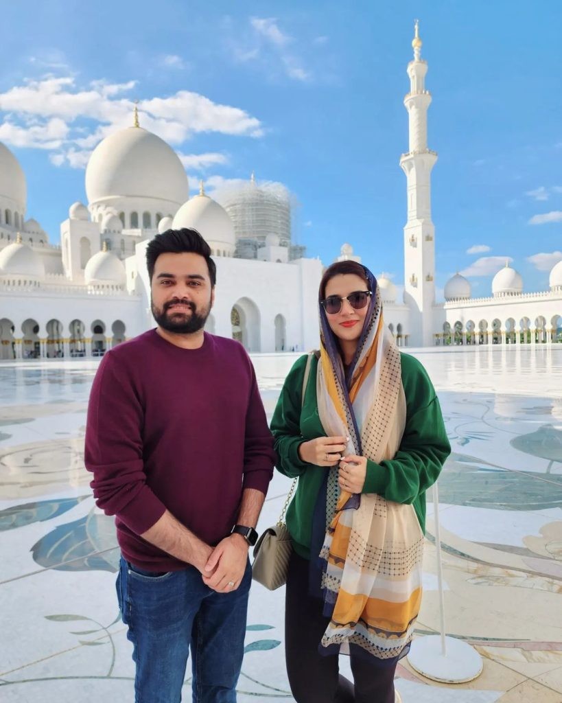 Rabab Hashim Gorgeous Pictures with hubby from Dubai