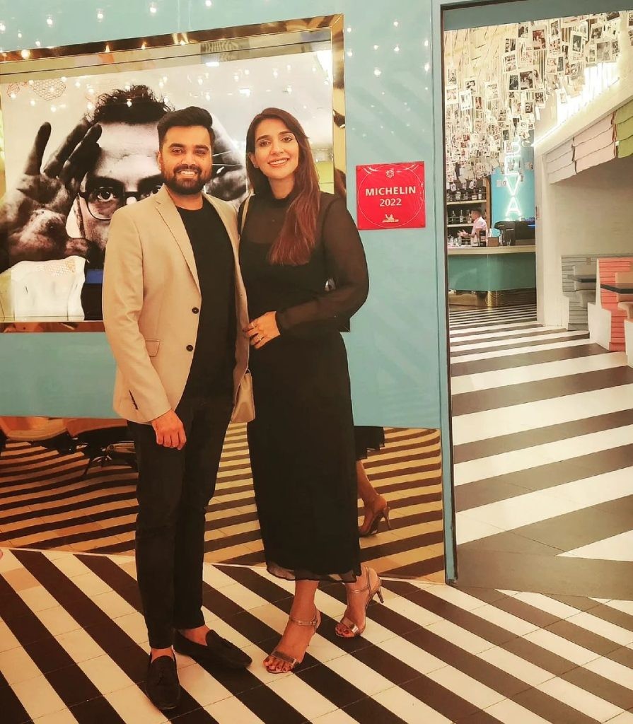 Rabab Hashim Gorgeous Pictures with hubby from Dubai 4 Rabab Hashim Gorgeous Pictures with hubby from Dubai