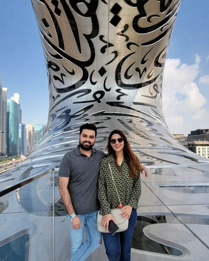 Rabab Hashim Gorgeous Pictures with hubby from Dubai