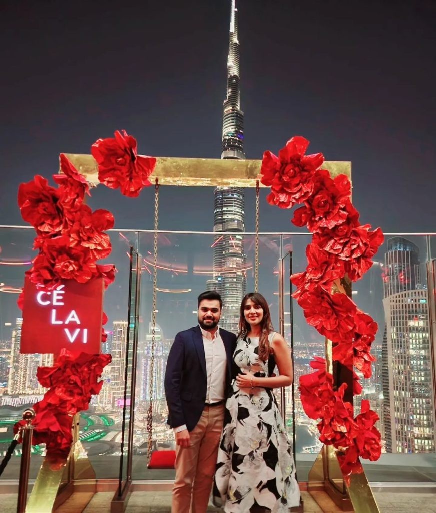 Rabab Hashim Gorgeous Pictures with hubby from Dubai 2 Rabab Hashim Gorgeous Pictures with hubby from Dubai