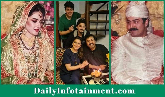 Family Pictures of Nauman Ijaz with his Wife and three Sons