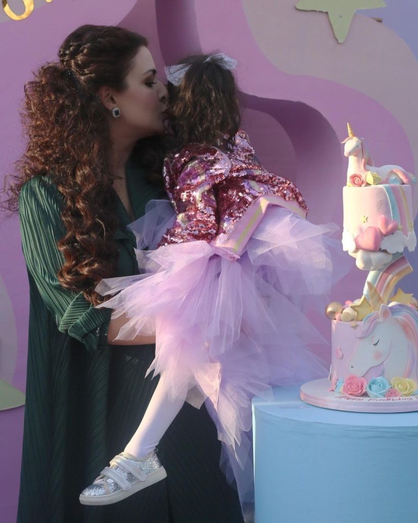 Natasha celebrates Daughter Shahnoor's 3rd Birthday