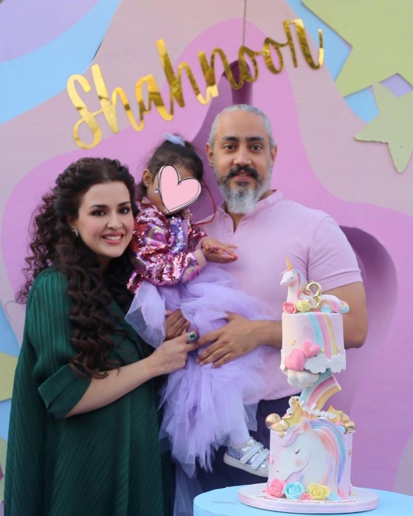 Natasha celebrates Daughter Shahnoor's 3rd Birthday