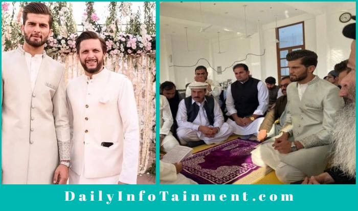 National cricketer Shaheen Shah and Ansha Afridi tied the knot