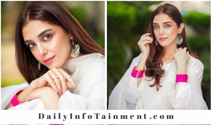 Maya Ali's Timeless Charm in Sadaf Fawad Khan Bridals' All-White Ethnic Wear
