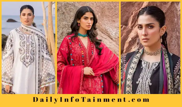 Siraa by Sadaf Fawad Khan Unstitched Suits 3 Piece SDF25SF Ivory Celeste - Formals Collection main image 1