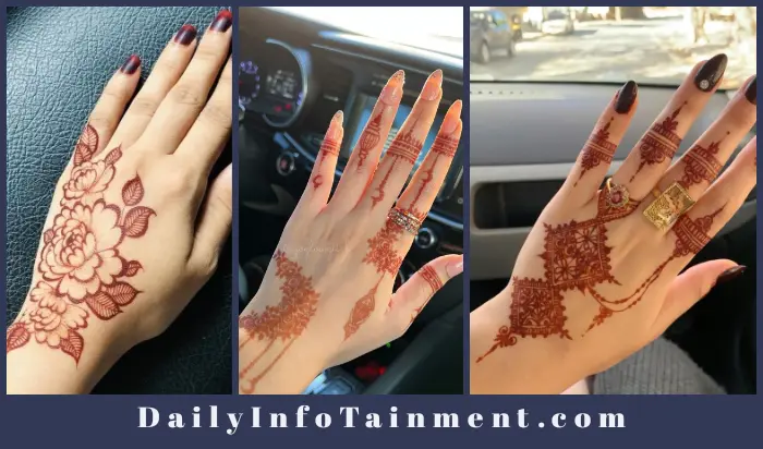 Easy and Simple Sticker Mehndi Designs 2024