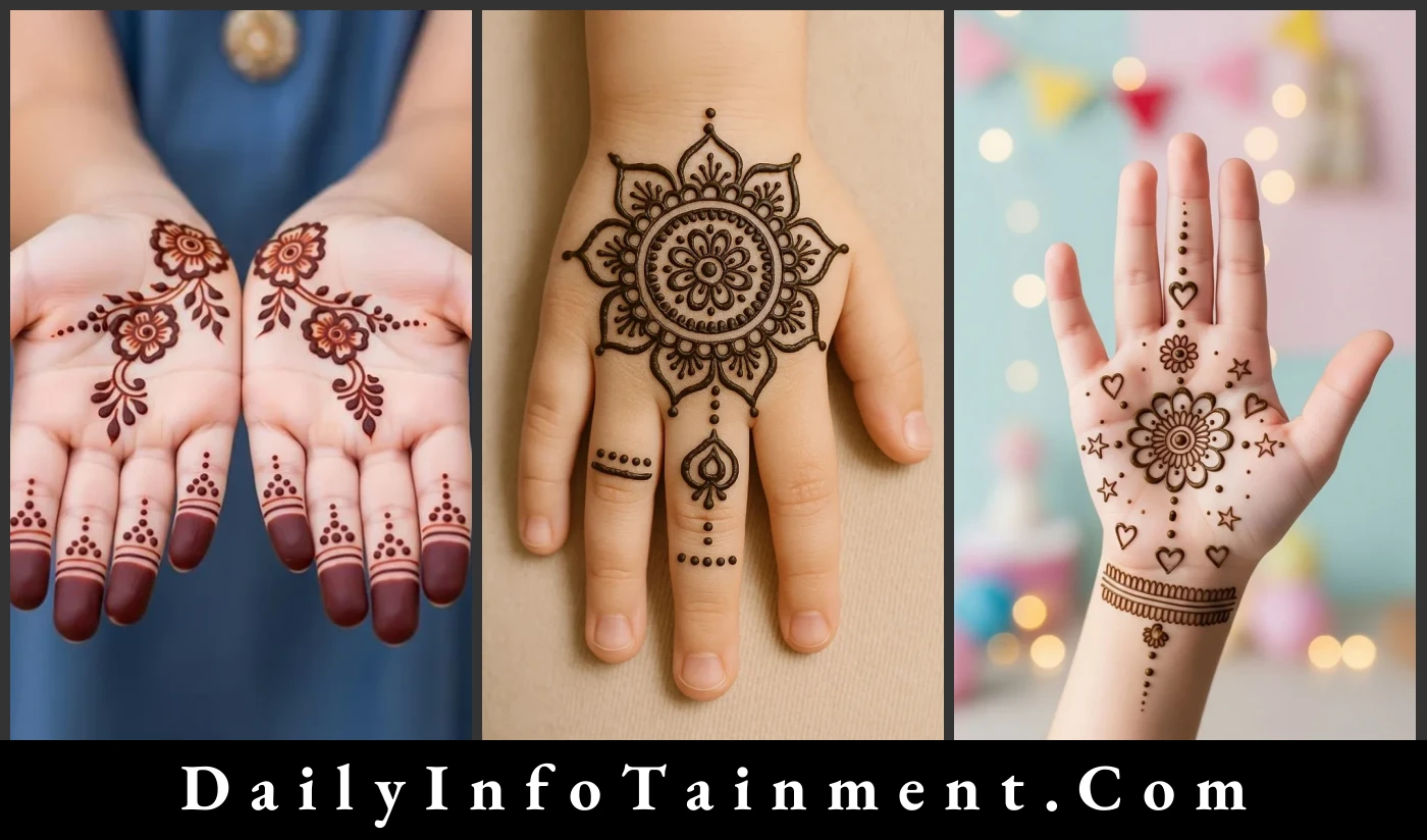 Charming Mehndi Designs for Children – Eid & Festive Celebrations 2026