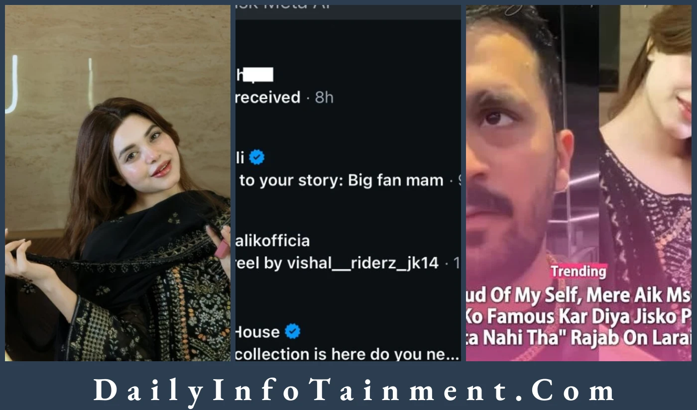 Rajab Butt - DM Controversy Ignites Social Media Firestorm