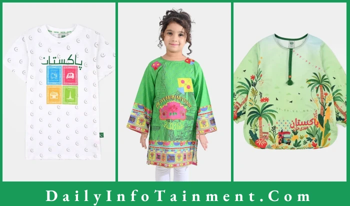 14 August Dresses by Bacha Party - Patriotic Kids Collection